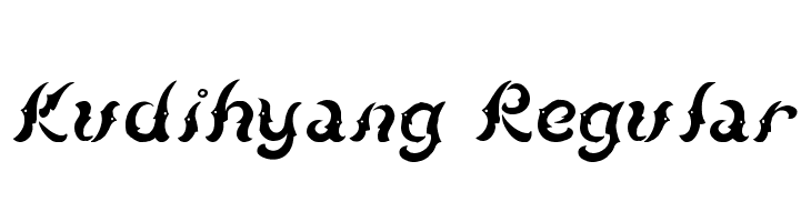 Kudihyang Regular  Frei Schriftart Herunterladen