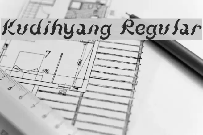 Kudihyang Regular Font examples