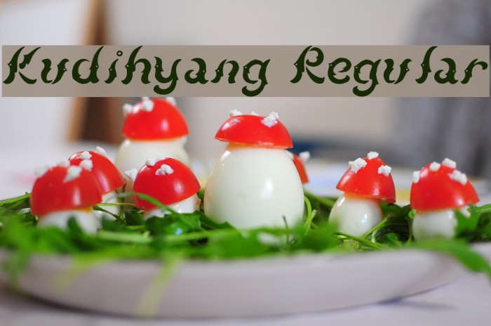Kudihyang Regular Font examples