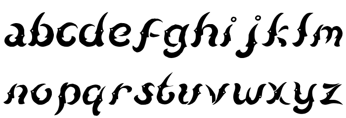 Kudihyang Regular Font LOWERCASE