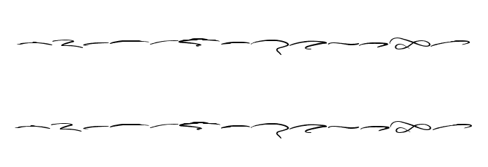 Kudofun Swash Font LOWERCASE