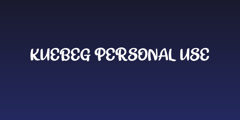 Kuebeg Personal Use Social Header