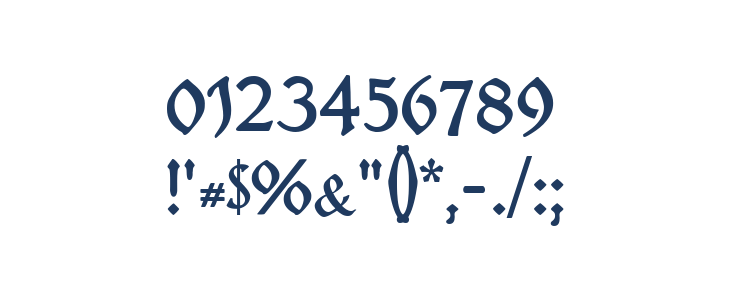 KuenstlerGotisch Other Characters