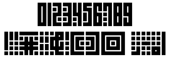Kuficality Font OTHER CHARS