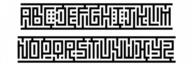 Kufication Root Шрифта ВЕРХНИЙ