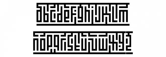 Kufication Root 字体 小写