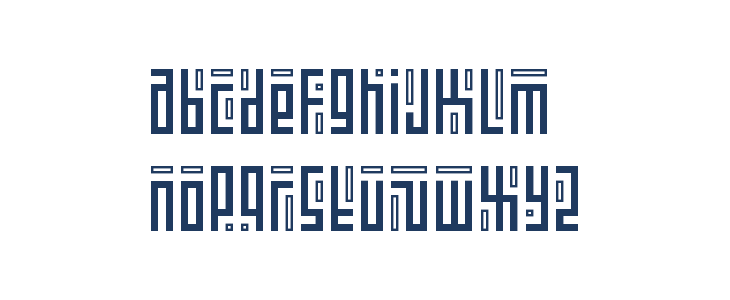 Kufication Unica Lowercase