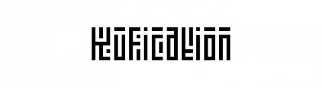 Kufication  font caratteri gratis