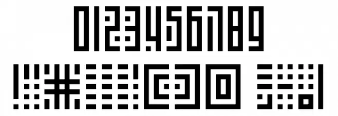 Kufication Font OTHER CHARS