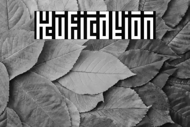 Kufication Font examples