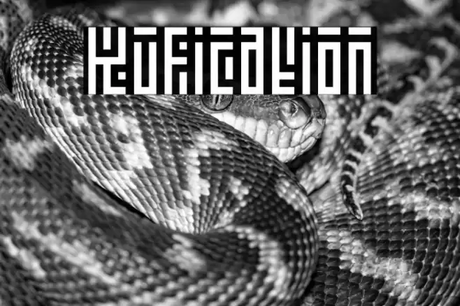 Kufication Font examples