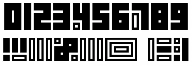 Kuficology Unica Font OTHER CHARS