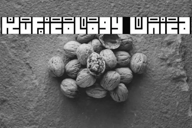 Kuficology Unica Font examples