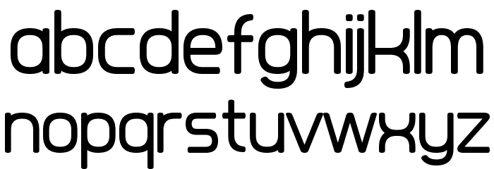 Kuiper Belt Font LOWERCASE