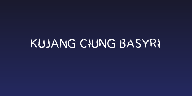 Kujang Ciung Basyri Social Header