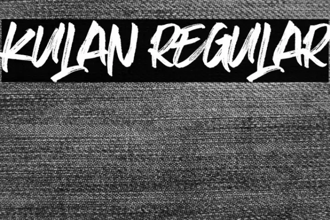Kulan Regular Font examples
