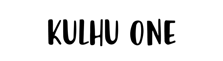 Kulhu One  font caratteri gratis
