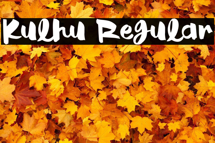 Kulhu Regular Example 3