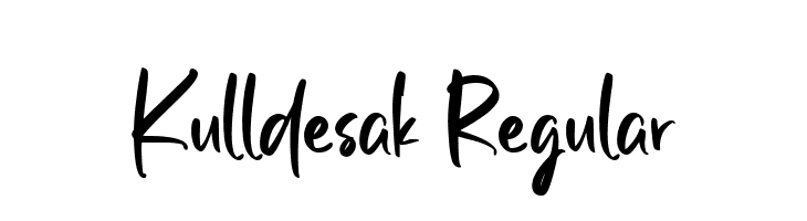 Kulldesak Regular  baixar fontes gratis