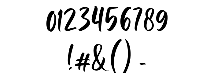 Kulldesak Regular Font OTHER CHARS