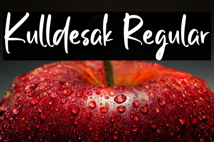 Kulldesak Regular Example 1