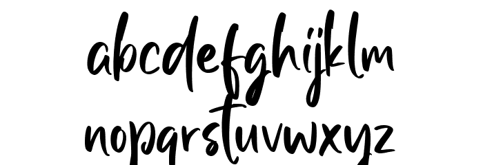 Kulldesak Regular Font LOWERCASE