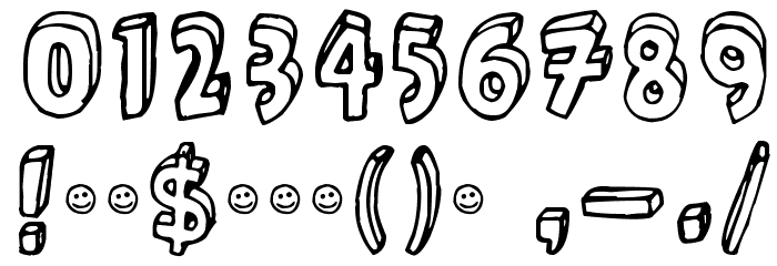 Kulminoituva Font OTHER CHARS