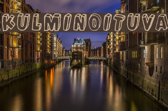 Kulminoituva Font examples