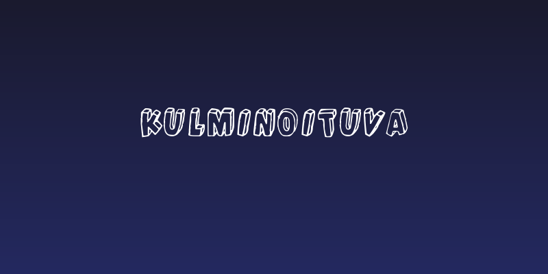 Kulminoituva Social Header