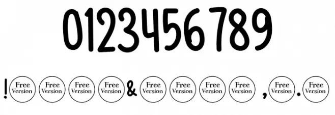 Kulo Free Version フォント その他の文字