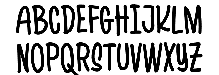Kulo Free Version Font UPPERCASE