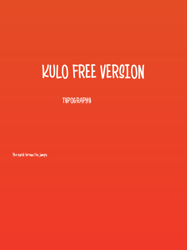 Kulo Free Version Poster
