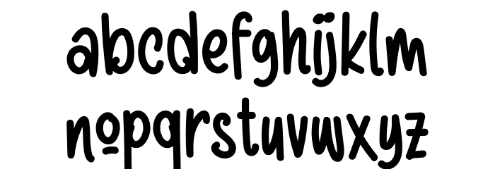 Kulo Free Version Font LOWERCASE