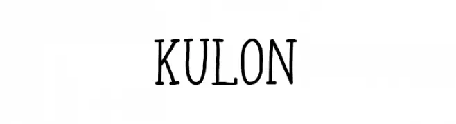 Kulon  フリーフォントのダウンロード