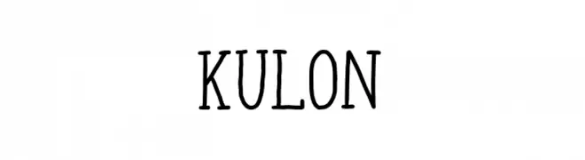 Kulon  フリーフォントのダウンロード
