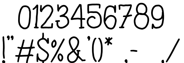 Kulon Font OTHER CHARS