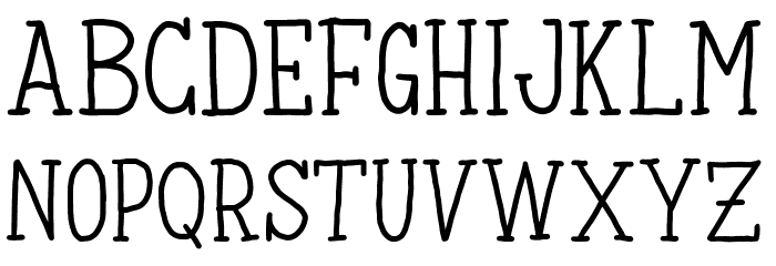 Kulon Font LOWERCASE