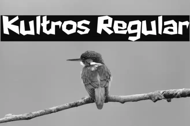 Kultros Regular Font examples
