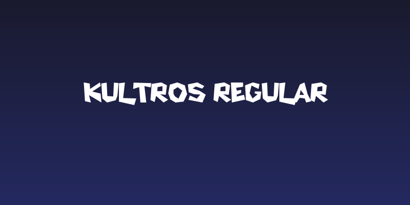 Kultros Regular Social Header