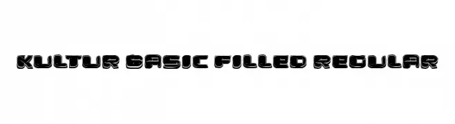 Kultur Basic Filled Regular  フリーフォントのダウンロード