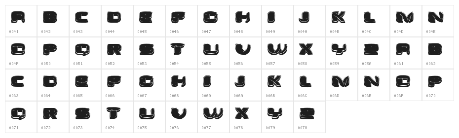 Kultur Basic Filled Regular Character Map