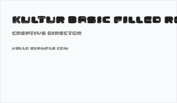 Kultur Basic Filled Regular Business Card