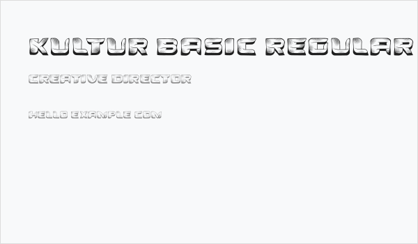 Kultur Basic Regular Business Card