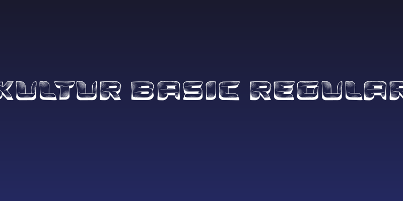 Kultur Basic Regular Social Header