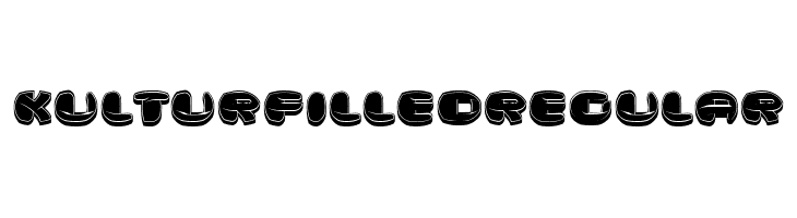 Kultur Filled Regular  नि: शुल्क फ़ॉन्ट्स डाउनलोड