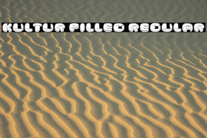 Kultur Filled Regular Example 3