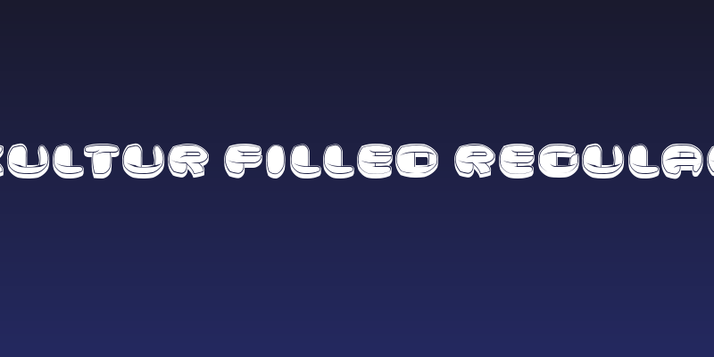 Kultur Filled Regular Social Header