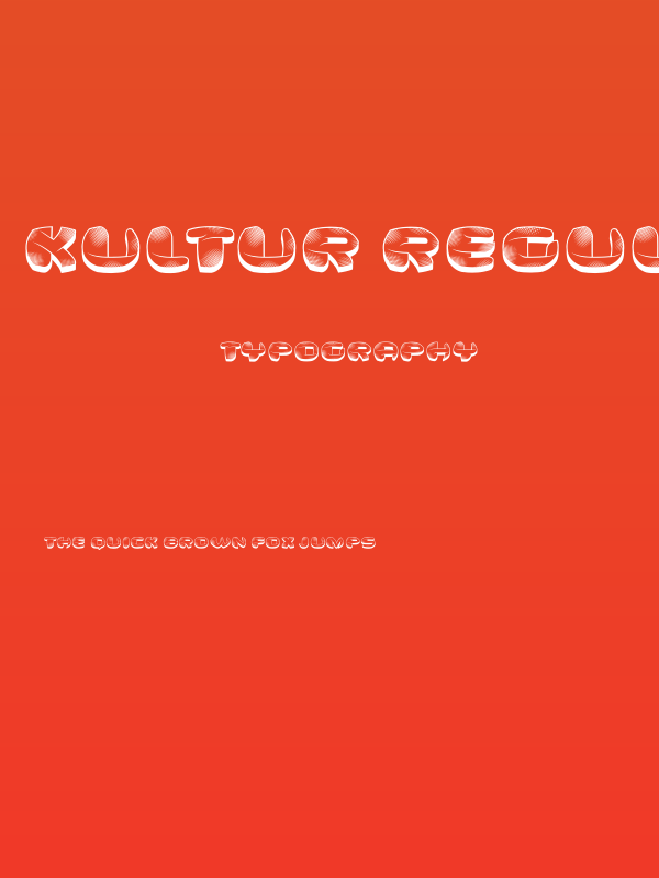 Kultur Regular Poster