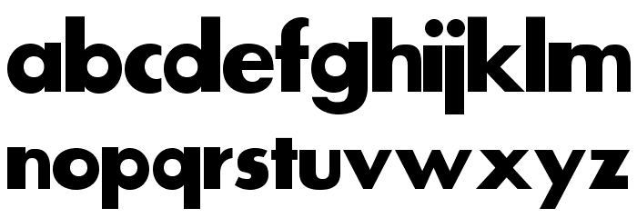 Kulturbolschewismus-Bold Font LOWERCASE