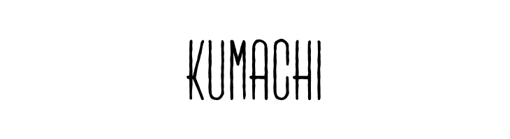 Kumachi  フリーフォントのダウンロード